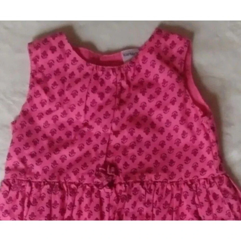 Dress 12 Month Girls Carters Baby Girls pink sleeveless infant wear Lined